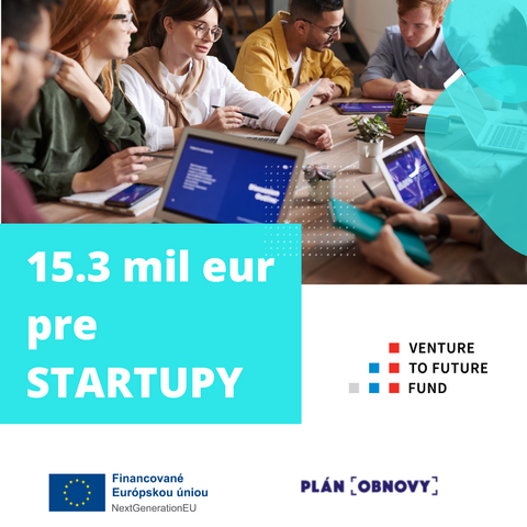 Venture to Future Fund navyšuje kapitál o 15,3 milióna EUR na podporu slovenských startupov